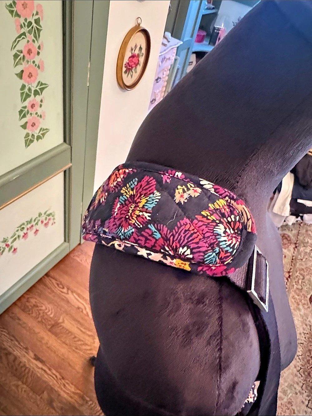 Vera Bradley Floral Travel Bag in Black & Multicolor - Picture 7 of 10